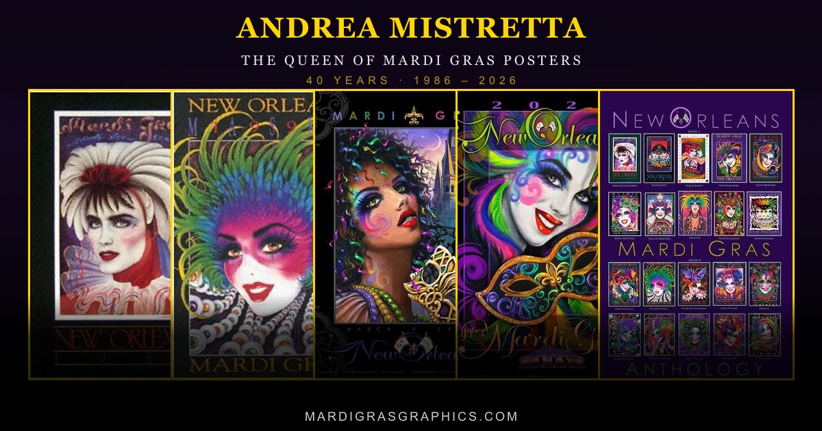 Mardi Gras Essence (2024) | Mardi Gras Poster | Andrea Mistretta