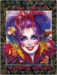 Band of Angels - 1999 Mardi Gras Poster by Andrea Mistretta