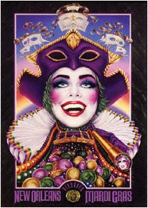 Discover Mardi Gras - 1992 Mardi Gras Poster by Andrea Mistretta