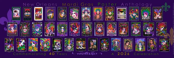 Mystic Mardi Gras (1990) | Mardi Gras Poster | Andrea Mistretta