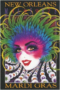 Masquerade - 1997 Mardi Gras Poster by Andrea Mistretta